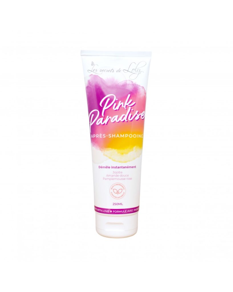 Après shampoing démêlant pink paradise Les secrets de loly tube 250 ml