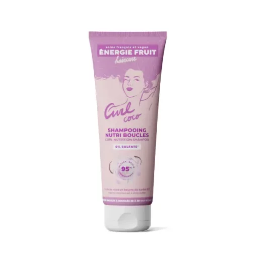 shampoing nourrissant cheveux ondulés bouclés energie fruit