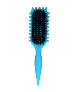 brosse démêlante pour cheveux texturés turquoise
