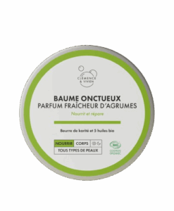 Baume onctueux parfum fraicheur d'agrumes Clémence et Vivien