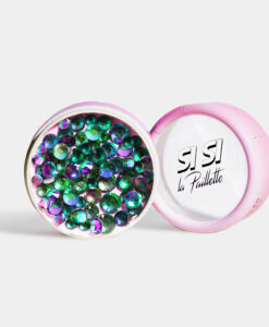 Strass réutilisables Si si la paillette paon